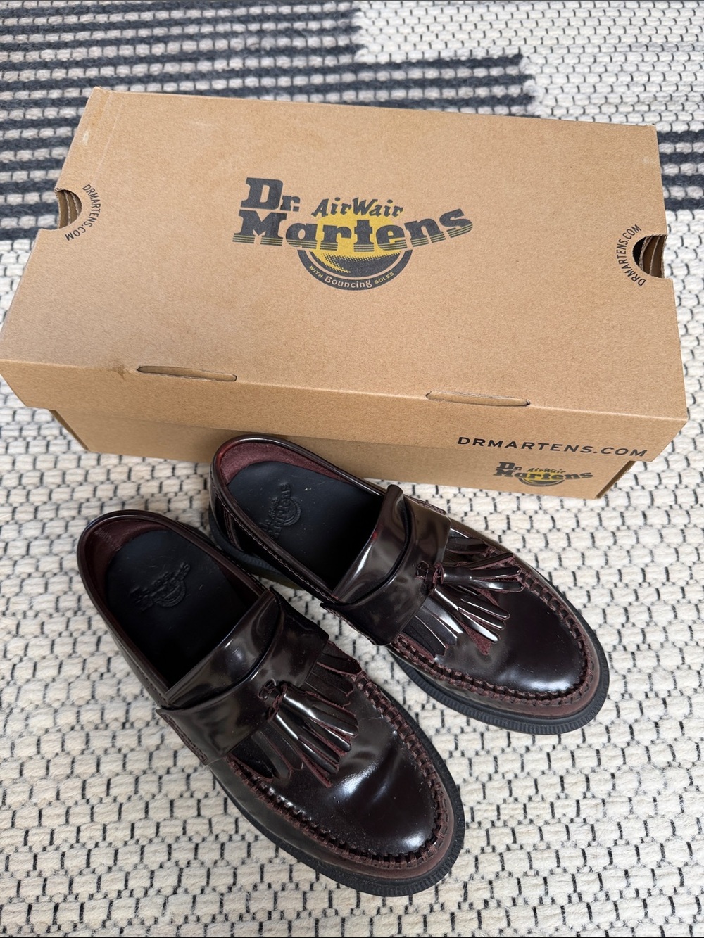 Dr. Martens Cherry Red Tassel Loafers